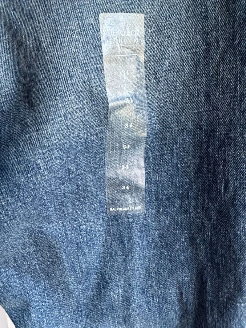 NWT $168 Polo Ralph Lauren High Rise Skinny Super Stretch Jeans Size 34R